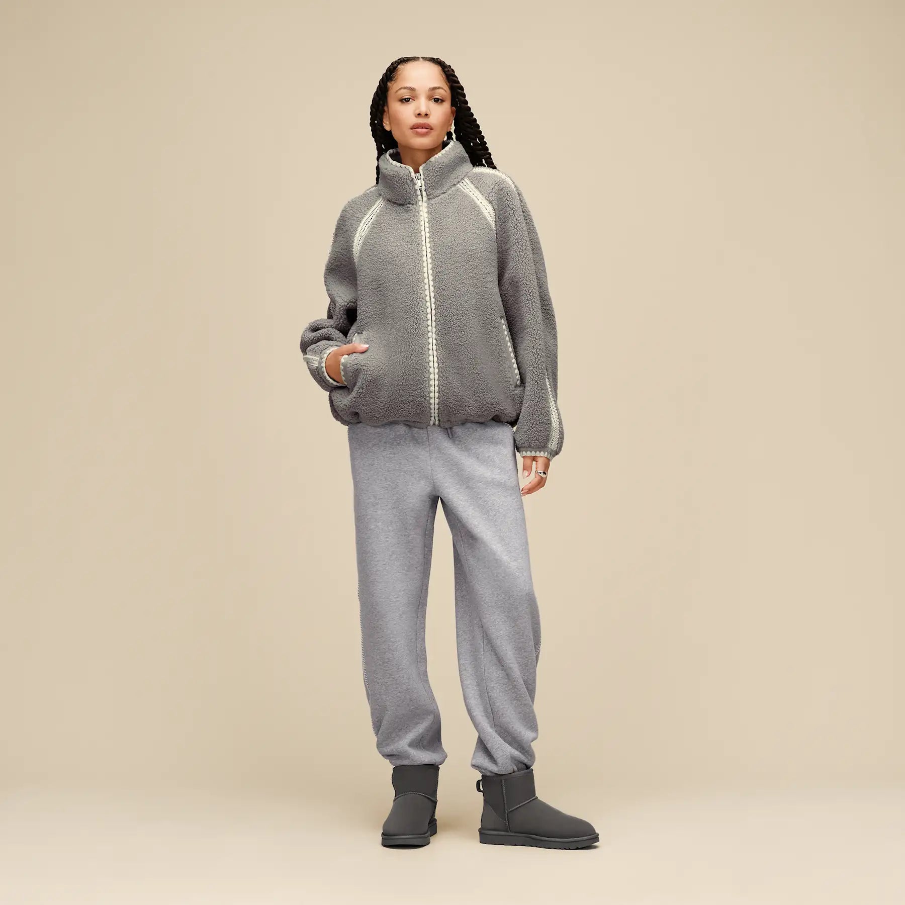 UGG Stivali Classic Mini II Donna in Grey
