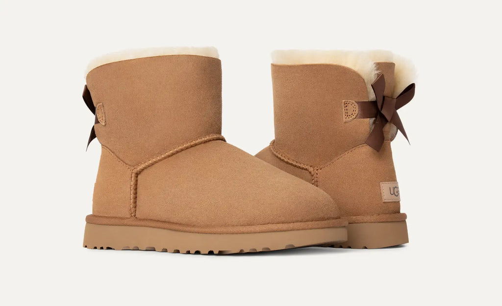 UGG Stivali Mini Bailey Bow II Donna in Chestnut