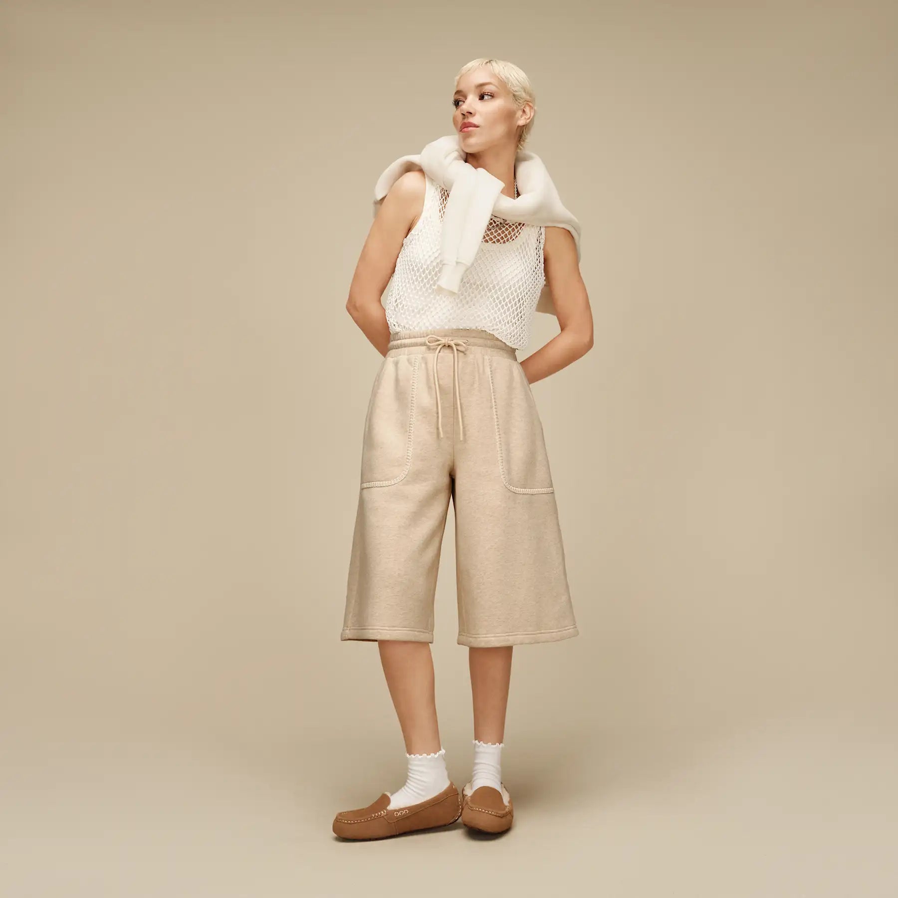 UGG Ciabatte Ansley Donna in Chestnut