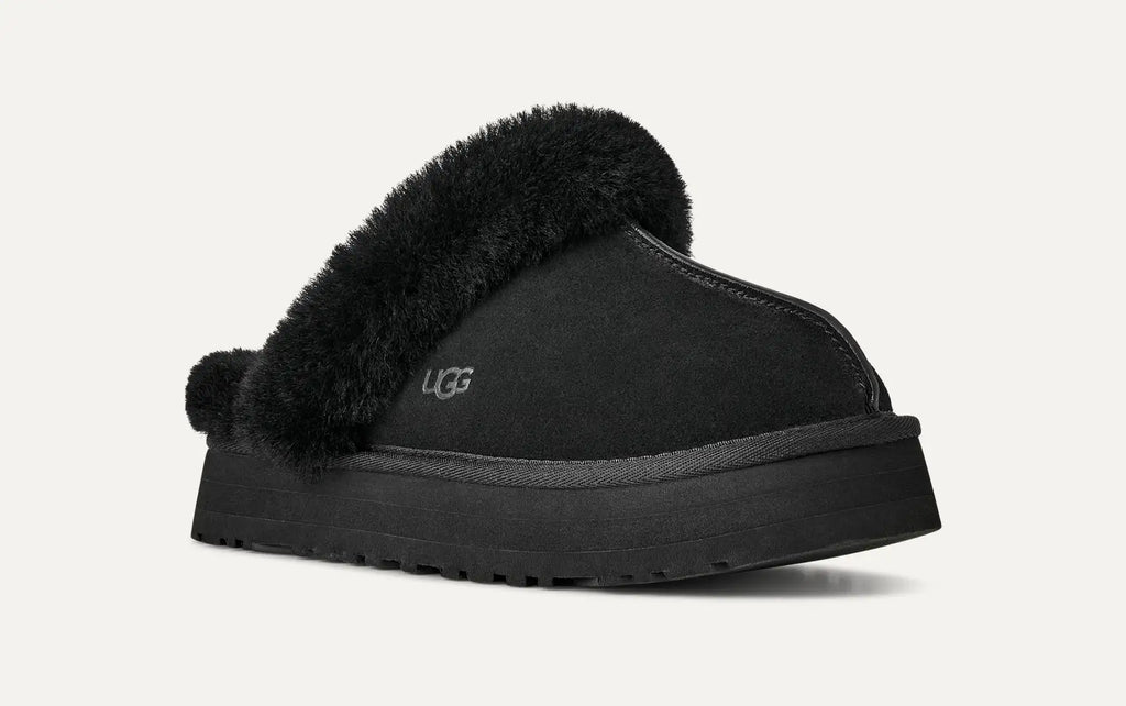 UGG Ciabatte Disquette Donna in Black