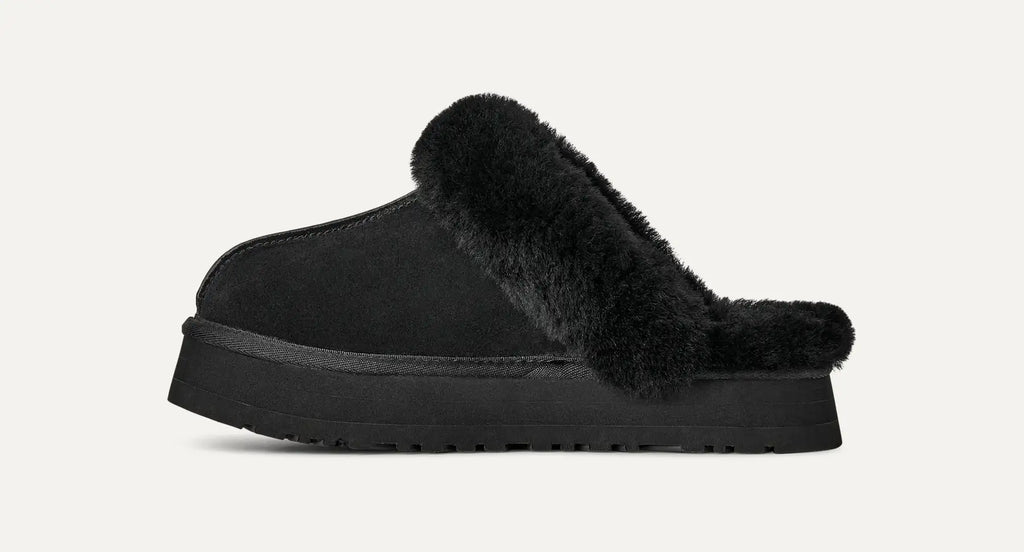 UGG Ciabatte Disquette Donna in Black