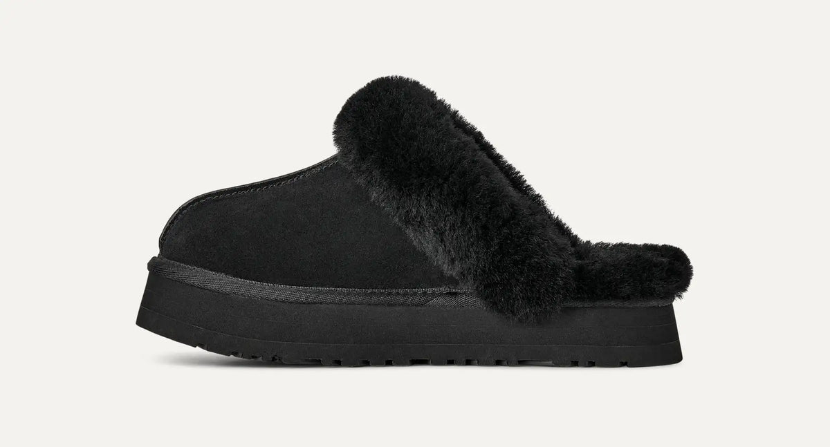 UGG Ciabatte Disquette Donna in Black