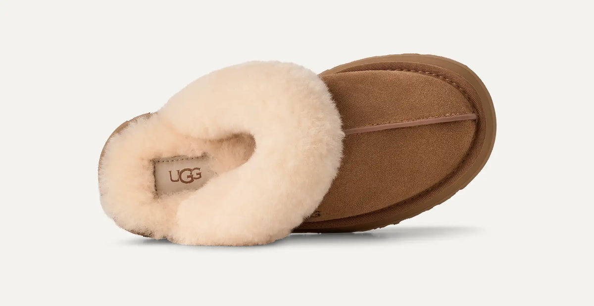 UGG Ciabatte Disquette Donna in Chestnut