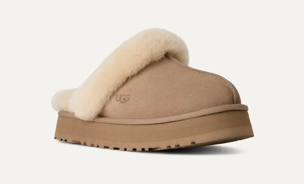 UGG Ciabatte Disquette Donna in Sand