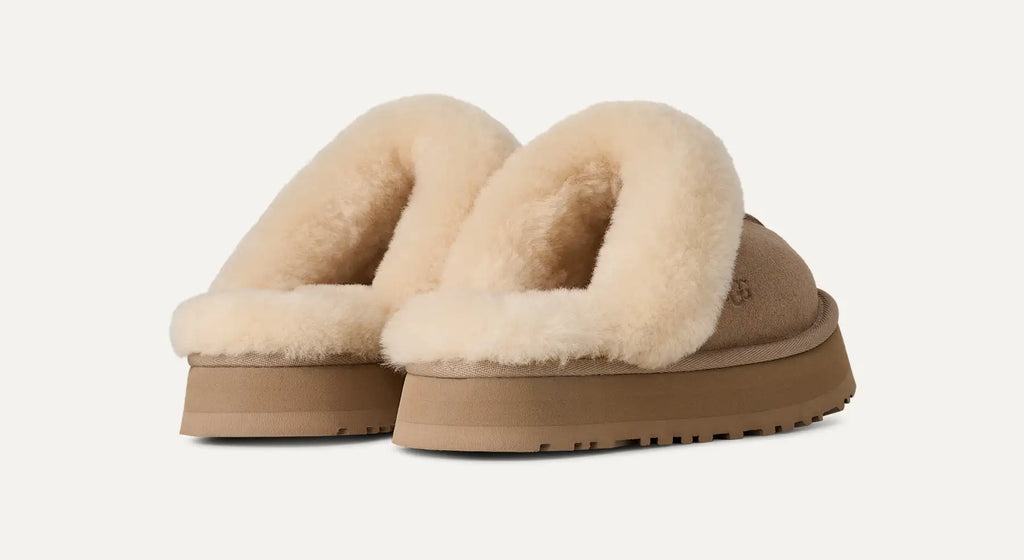 UGG Ciabatte Disquette Donna in Sand