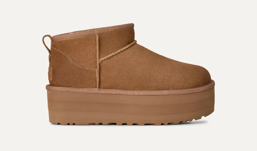 UGG Stivali Classic Ultra Mini Platform Donna in Chestnut