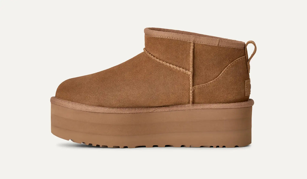 UGG Stivali Classic Ultra Mini Platform Donna in Chestnut