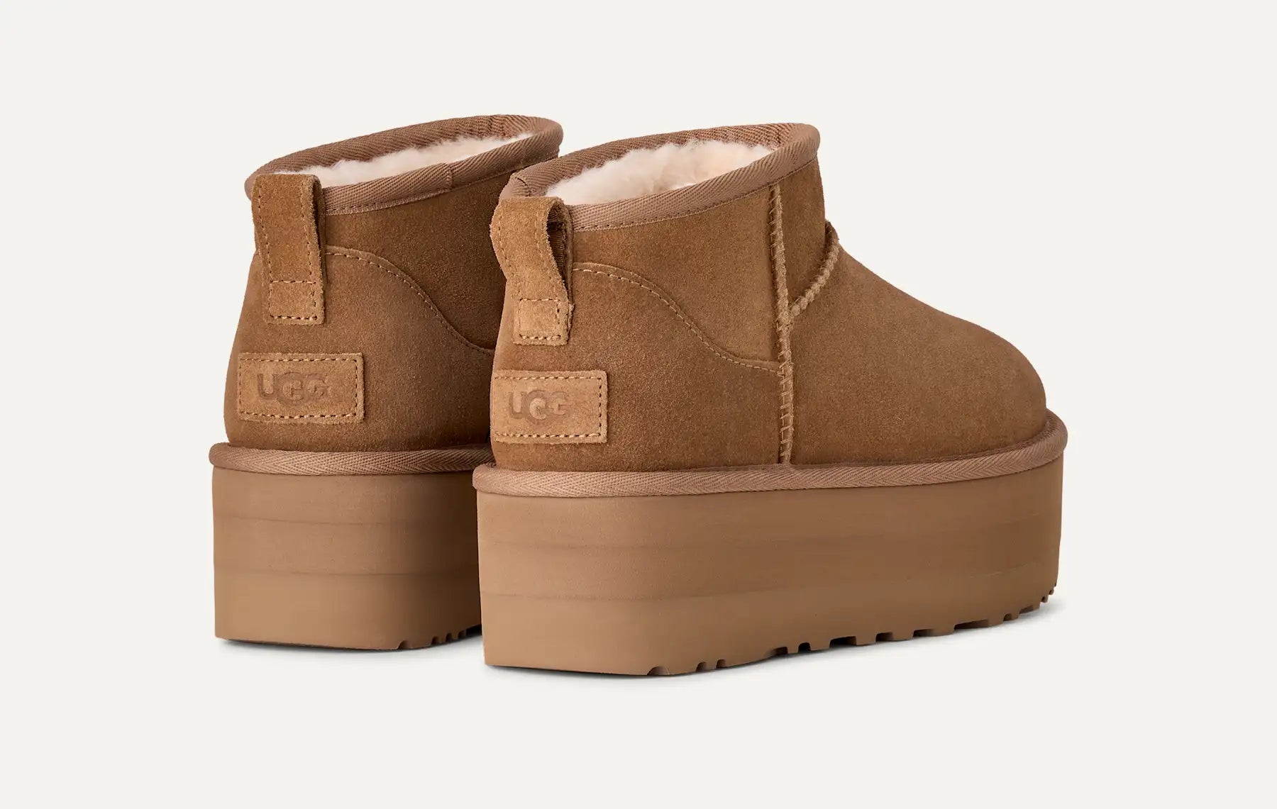 UGG Stivali Classic Ultra Mini Platform Donna in Chestnut