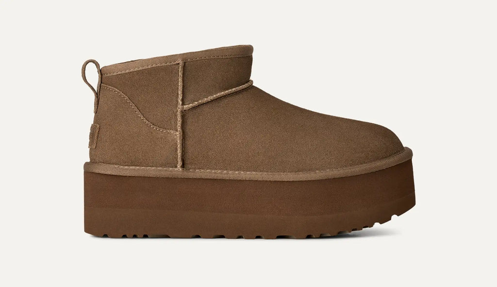 UGG Stivali Classic Ultra Mini Platform Donna in Light Bronze