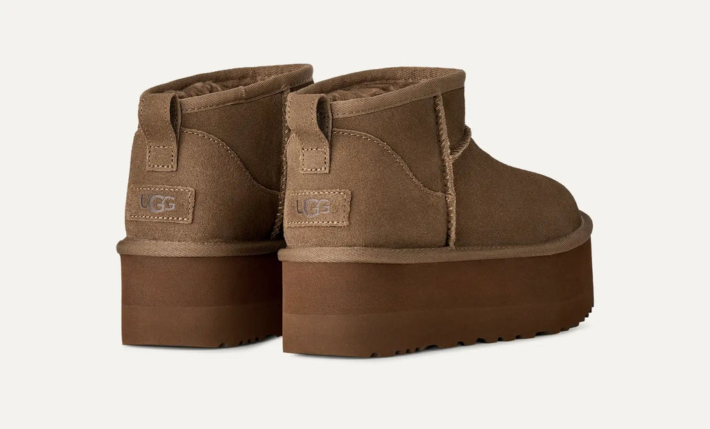 UGG Stivali Classic Ultra Mini Platform Donna in Light Bronze