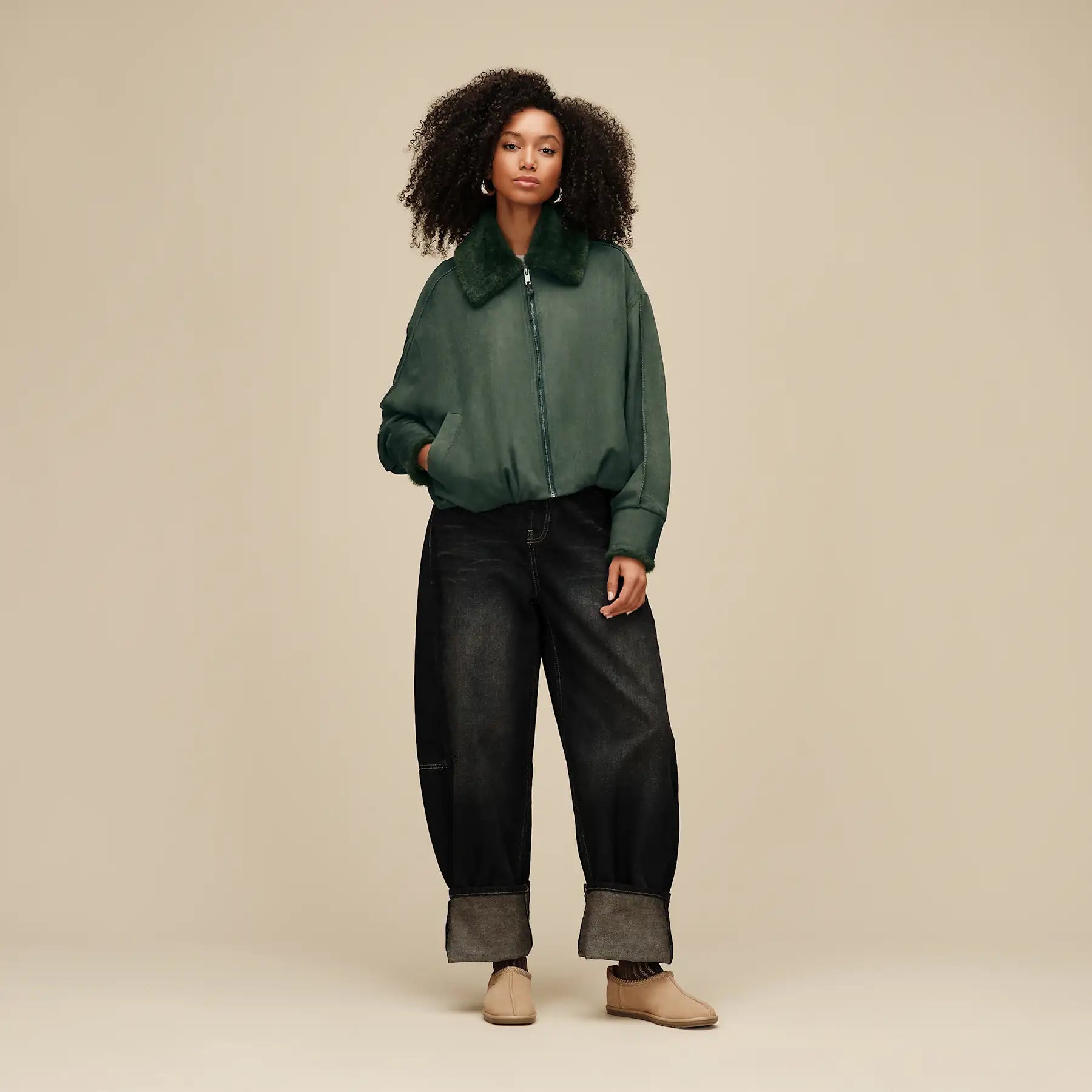 UGG Tasman Deconstructed Donna in Chestnut