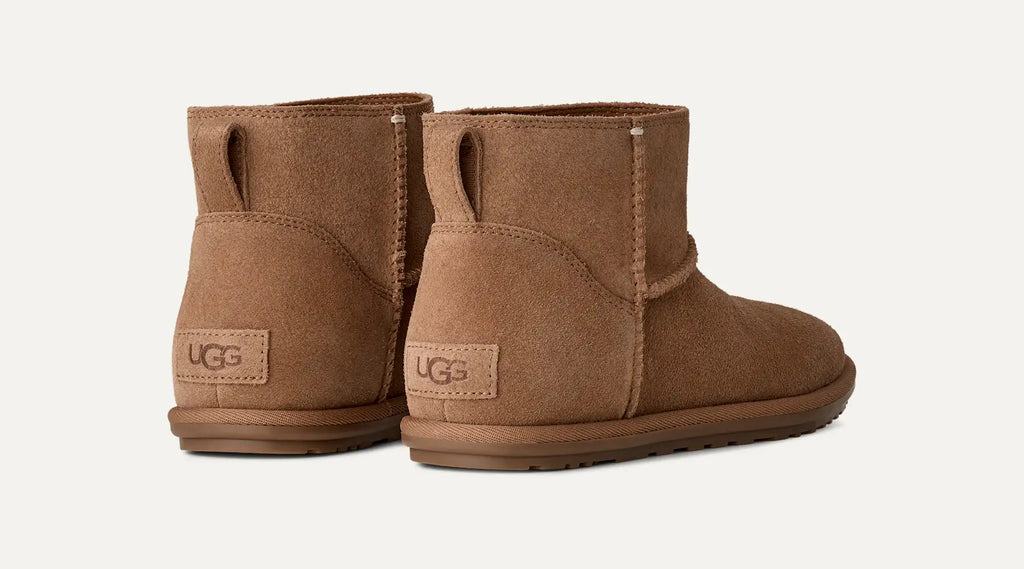 UGG Stivali Classic Mini Deconstructed Donna in Chestnut