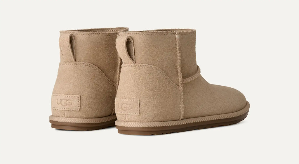 UGG Stivali Classic Mini Deconstructed Donna in Sand