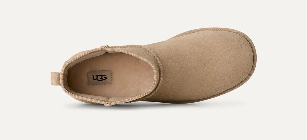 UGG Stivali Classic Mini Deconstructed Donna in Sand