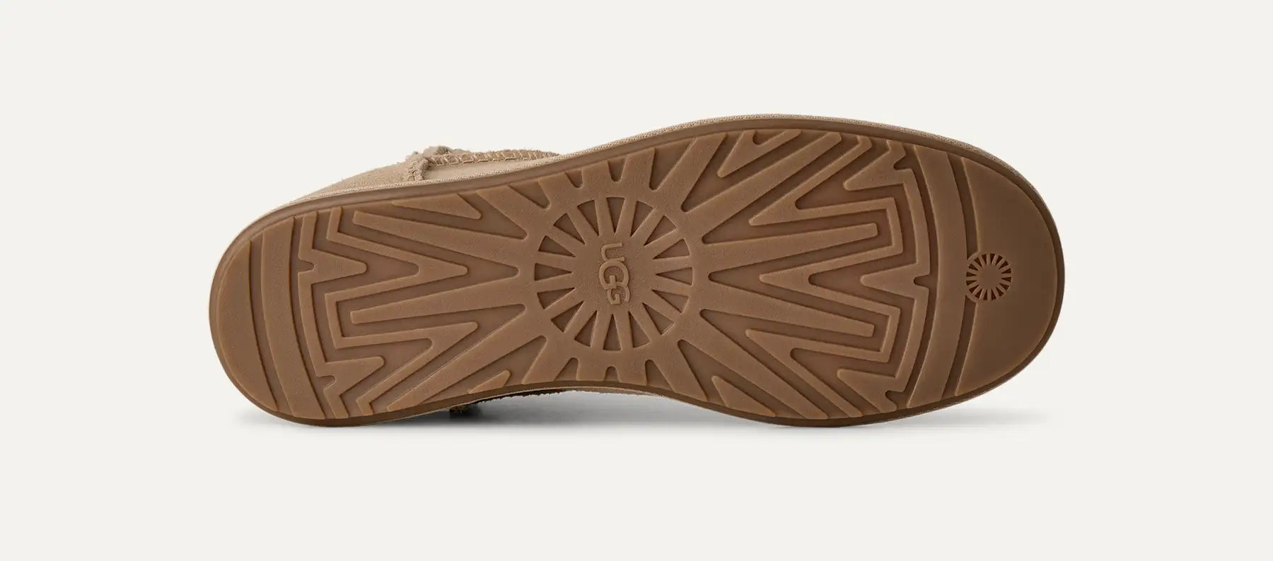 UGG Stivali Classic Mini Deconstructed Donna in Sand
