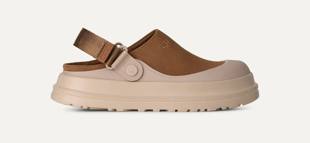 UGG Sabot scamosciati GoldenGlow Donna in Chestnut