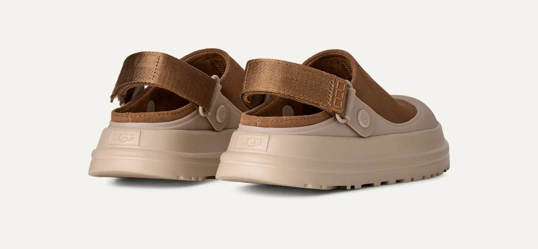 UGG Sabot scamosciati GoldenGlow Donna in Chestnut