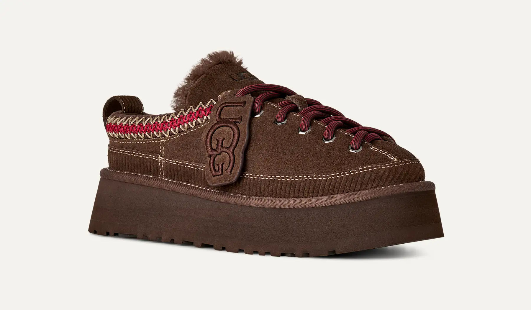UGG Scarpe stringate Heritage Donna in Burnt Cedar