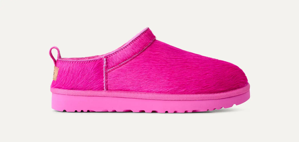 UGG Classic Micro Calf Hair Boot Donna in Bright Fuchsia