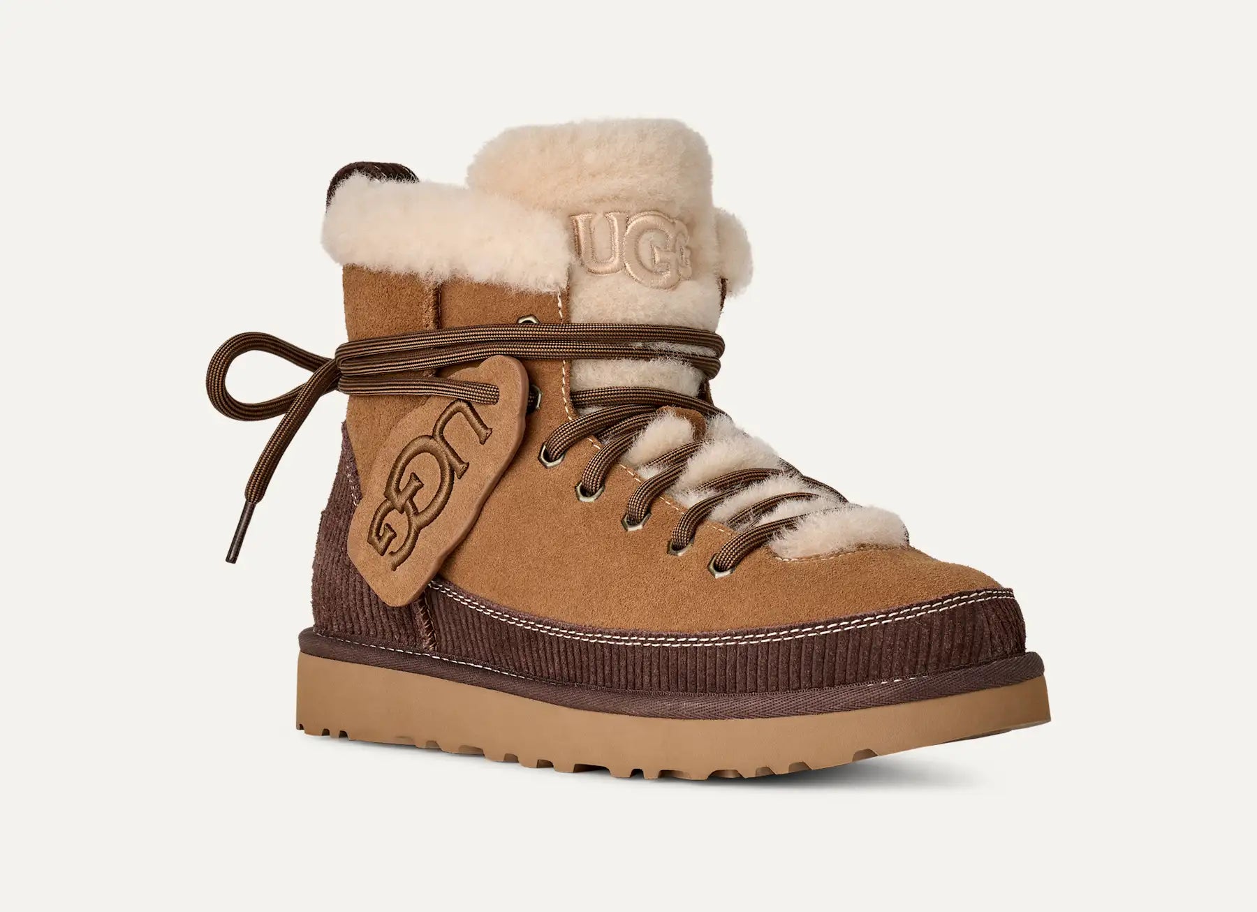 UGG Stivali Classic Heritage stringati Donna in Chestnut