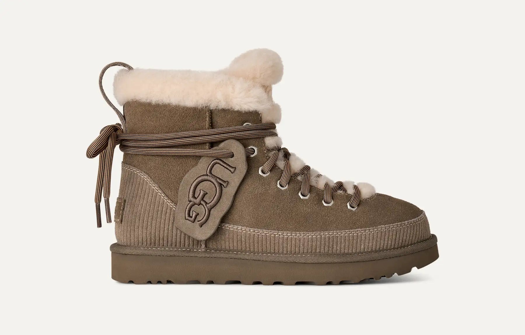 UGG Stivali Classic Heritage stringati Donna in Dried Oregano