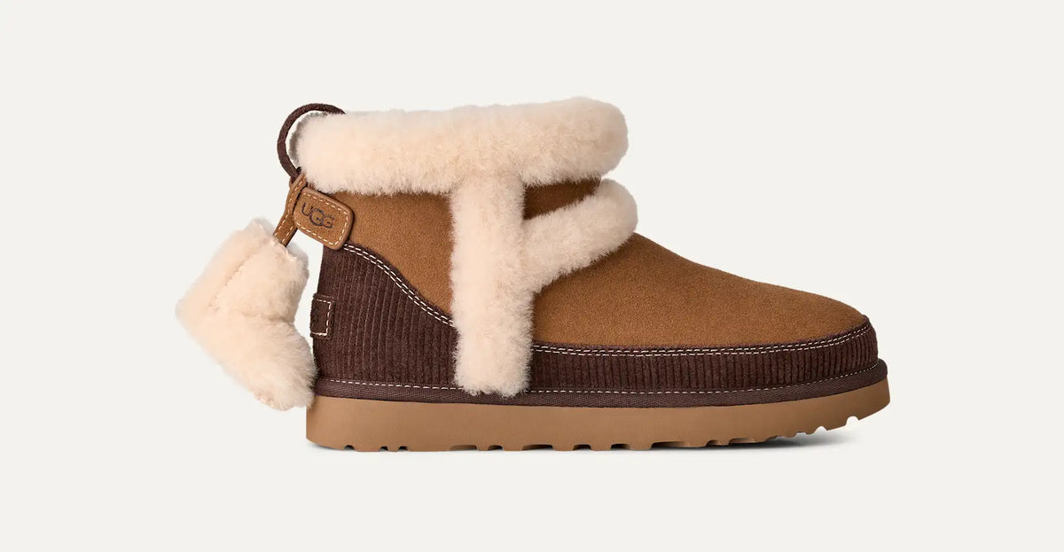 UGG Stivali Classic Mini Heritage Donna in Chestnut