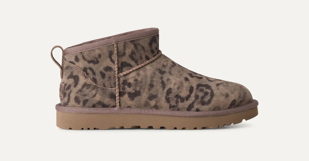 UGG Classic Ultra Mini Spotted Boot Donna in Chestnut