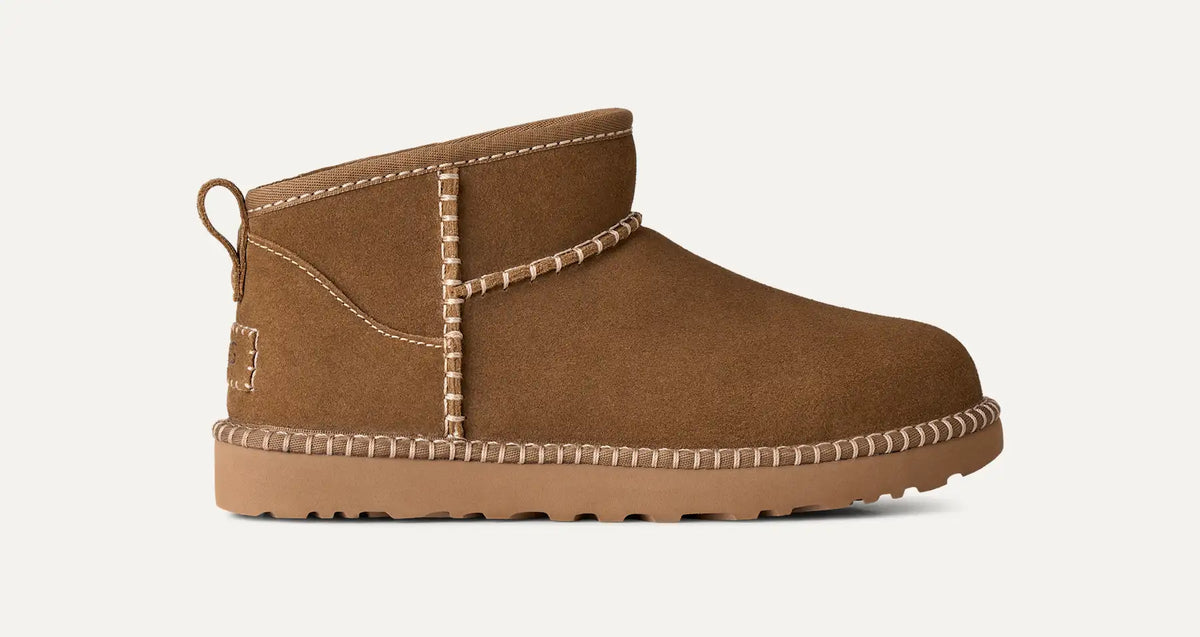 UGG Stivali Classic Ultra Mini Botanic Donna in Light Bronze