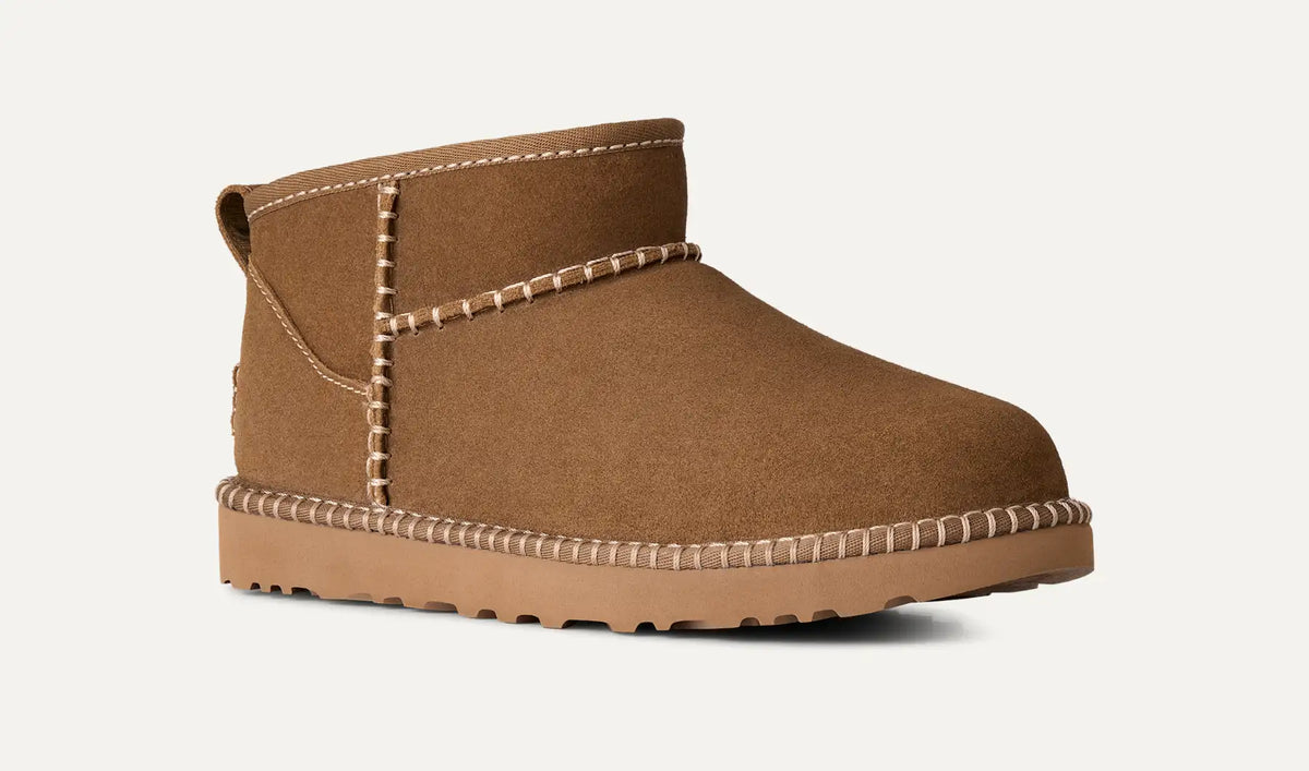 UGG Stivali Classic Ultra Mini Botanic Donna in Light Bronze