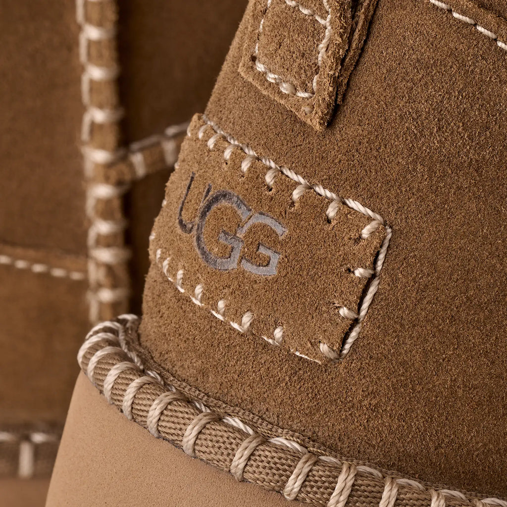 UGG Stivali Classic Ultra Mini Botanic Donna in Light Bronze