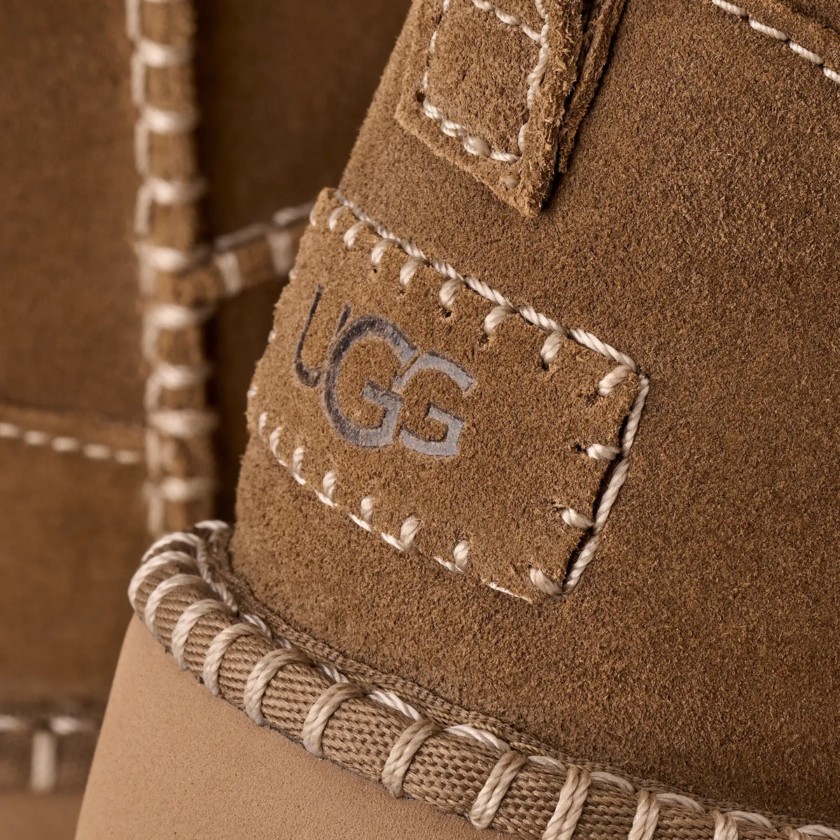 UGG Stivali Classic Ultra Mini Botanic Donna in Light Bronze