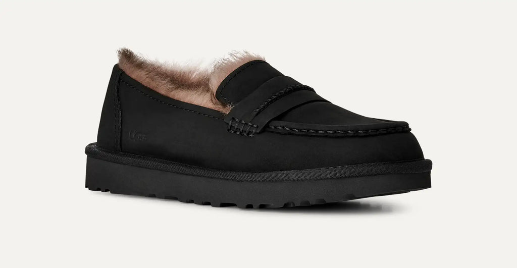UGG Mocassini Ellis Nubuck Donna in Black