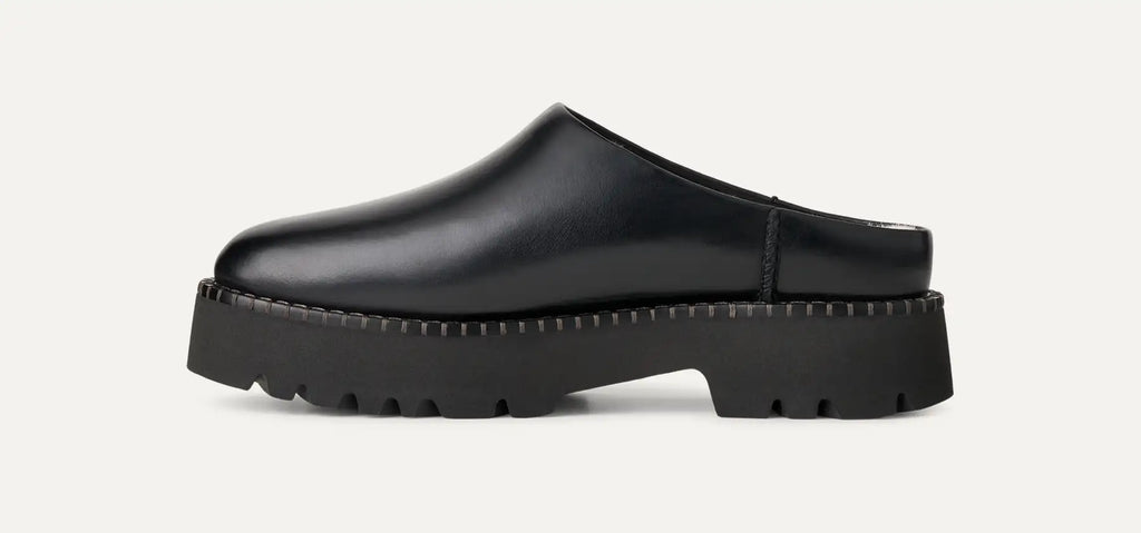 UGG Sabot Uptowner Donna in Black Leather
