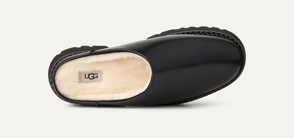 UGG Sabot Uptowner Donna in Black Leather