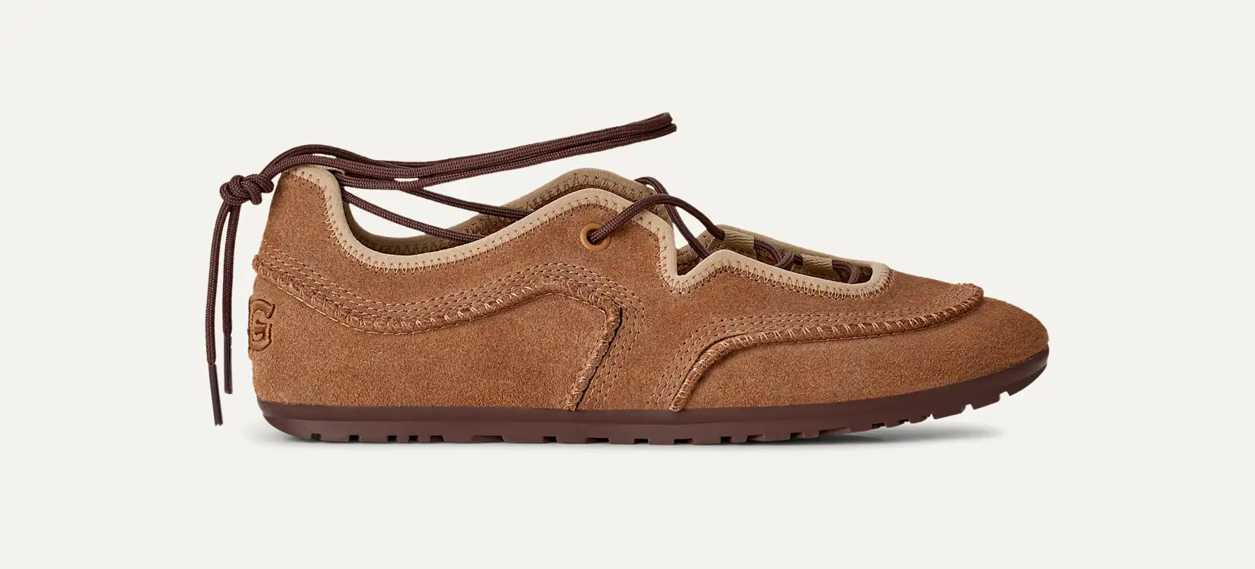 UGG Sneakers ballerine Quill Donna in Chestnut
