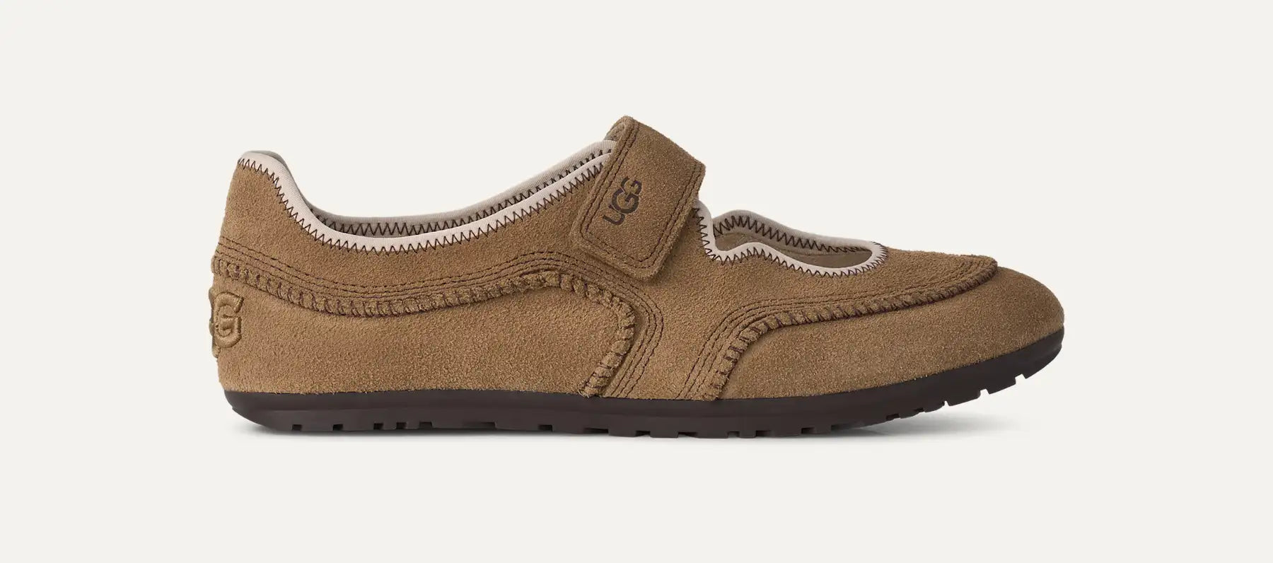 UGG Sneaker Quill Mary Jane Donna in Light Bronze