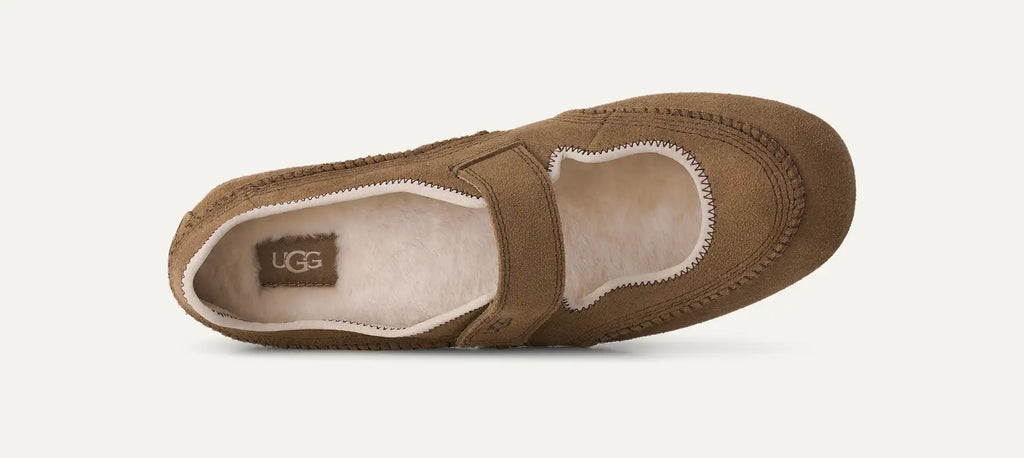 UGG Sneaker Quill Mary Jane Donna in Light Bronze