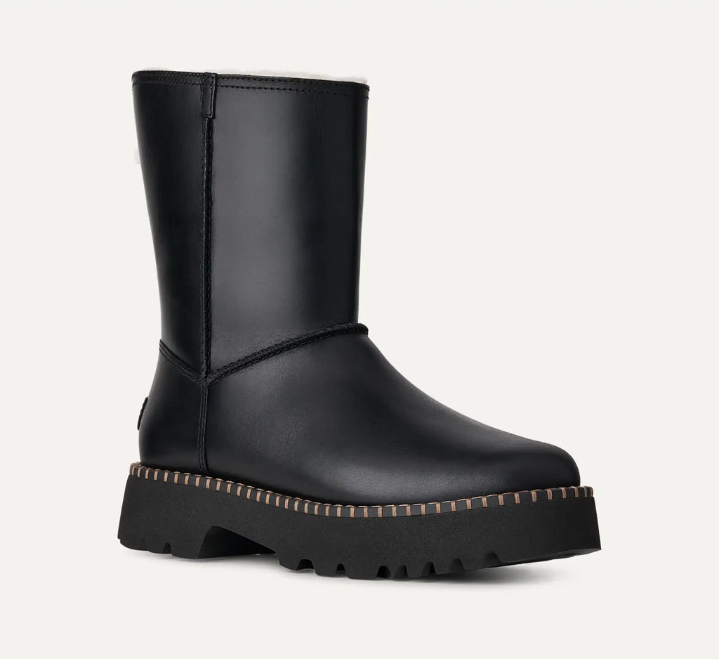 UGG Stivaletti Uptowner Donna in Black Leather