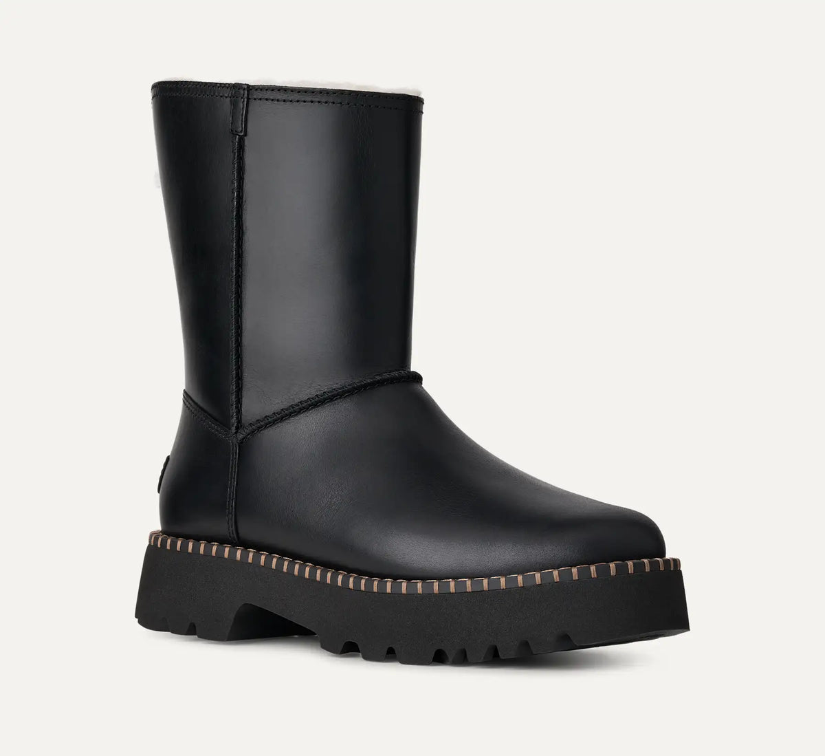 UGG Stivaletti Uptowner Donna in Black Leather
