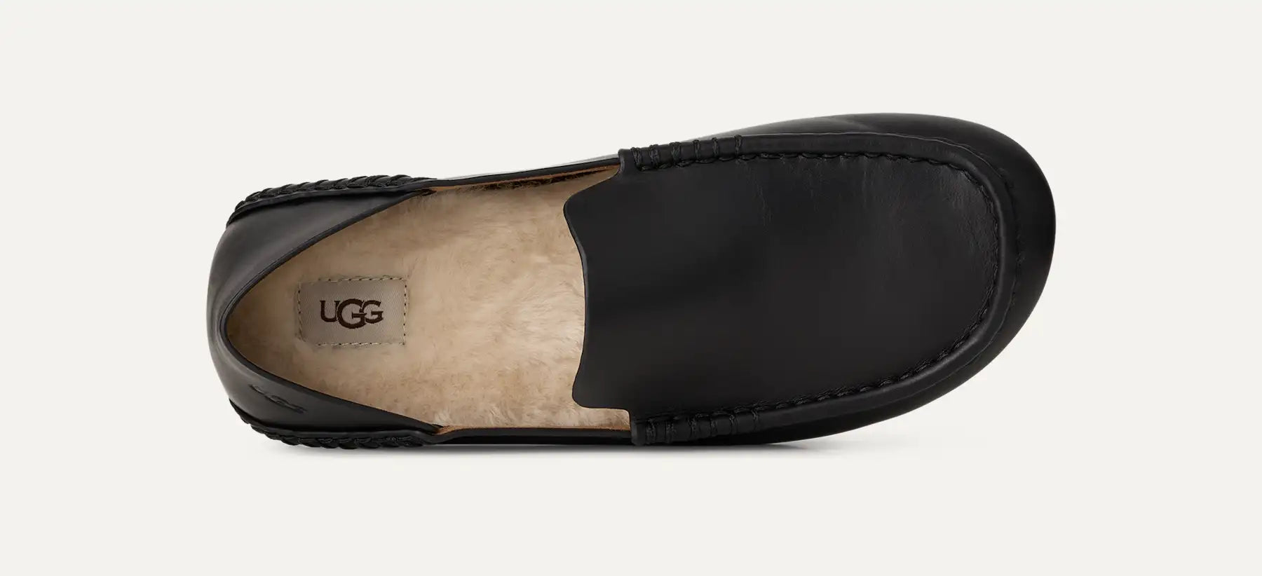 UGG Mocassini Eldrie Donna in Black Leather