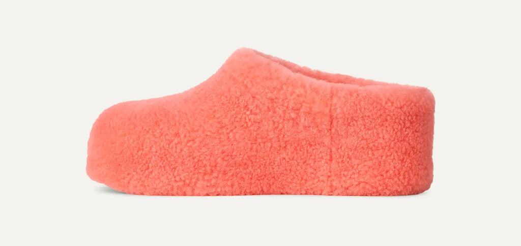 UGG Sabot Enwrap Fluffed Donna in Orange Gerbera