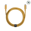 Native Union Belt Cable Ultra Strength USB-C to USB-C Cable 2.4 Meter - Kraft – Accessorio premium elegante