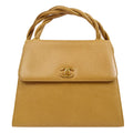 CHANEL 1999 Beige Caviar Trapezoid Shoulder Bag – Accessorio premium elegante