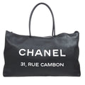 CHANEL 2008-2009 Essential Tote Black Calfskin – Accessorio premium elegante