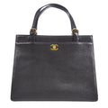 CHANEL 1997-1999 Pocket Tote Black Caviar – Accessorio premium elegante