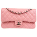 CHANEL * Classic Double Flap Medium Shoulder Bag Pink Caviar – Accessorio premium elegante