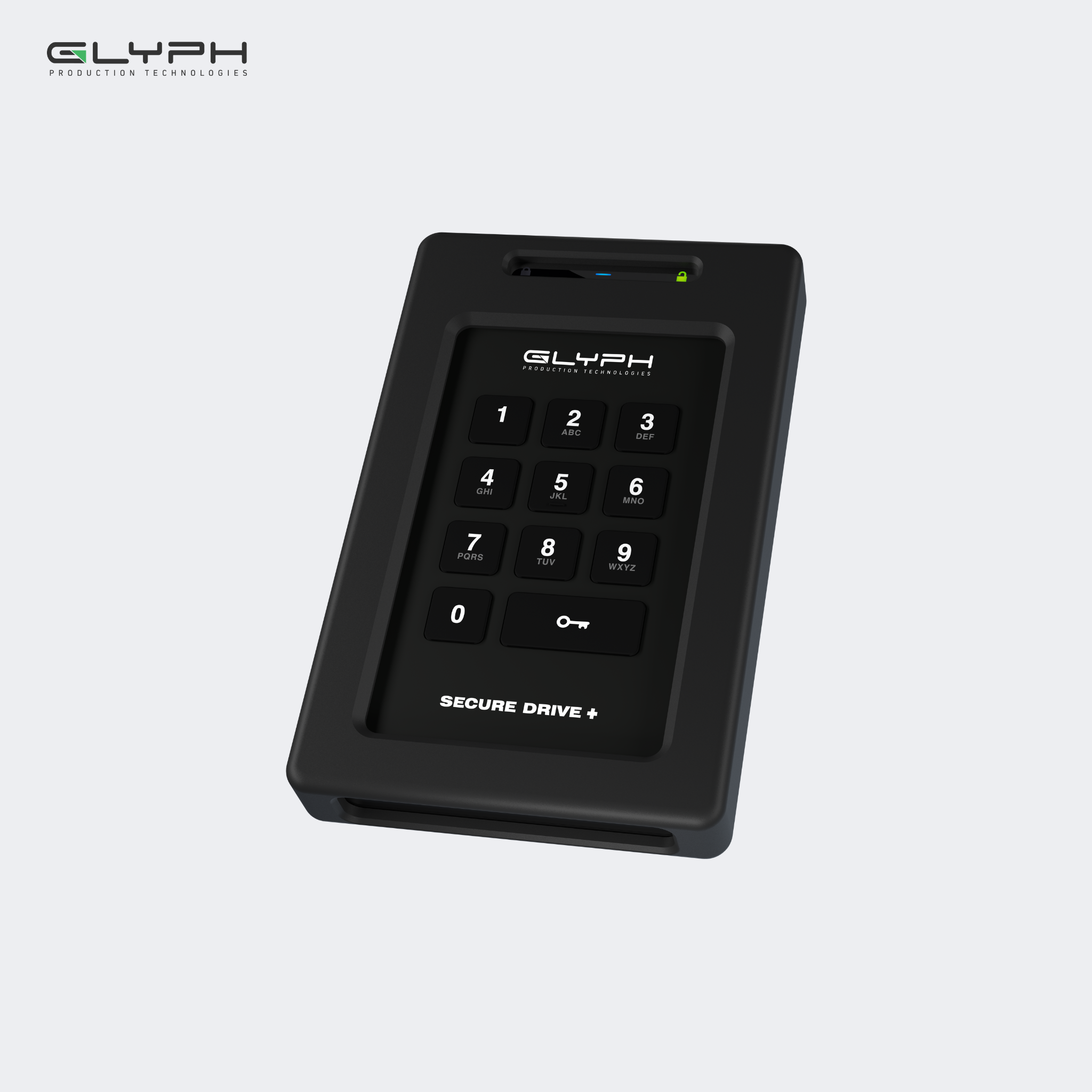 Glyph SecureDrive+ Encrypted Drive with Keypad – Accessorio premium elegante