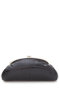 Chanel 2008-09 Black Patent Python Clutch – Accessorio premium elegante