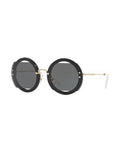 Miu Miu Women Sunglasses Black 63 mm – Accessorio premium elegante