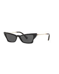 Valentino Women Sunglasses Black 53 mm – Accessorio premium elegante